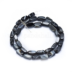Natural Banded Agate/Striped Agate Beads Strands&nbsp;G-I245-29B