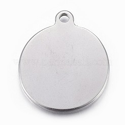 Non-Tarnish 304 Stainless Steel Pendants&nbsp;STAS-P218-09