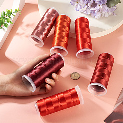 6Rolls 6 Colors Velour Yarn&nbsp;AJEW-TA0002-70A