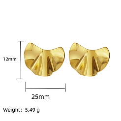 Stylish 304 Stainless Steel Irregular Stud Earrings&nbsp;EG3704-1