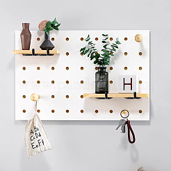 Iron Wall Mounted Mesh Board Pegboard Hook Hangers&nbsp;IFIN-WH0085-17EB