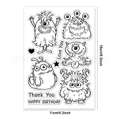 Custom Summer Theme PVC Plastic Clear Stamps&nbsp;DIY-WH0631-0731