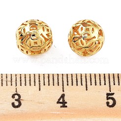 Rack Plating Brass Beads&nbsp;KK-S377-09G