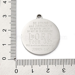 Anti-Tarnish 201 Stainless Steel Pendants&nbsp;STAS-R002-10P
