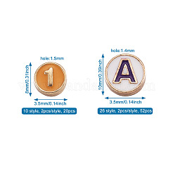 Alloy Enamel Beads&nbsp;ENAM-YS0001-03