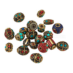 Handmade Tibetan Style Beads&nbsp;TIBEB-TAC0003-01