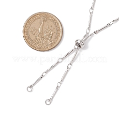 Brass Slider Necklace Makings&nbsp;AJEW-JB01275-02