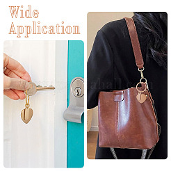 4Pcs 4 Colors Stainless Steel Keychains&nbsp;KEYC-TA0001-64