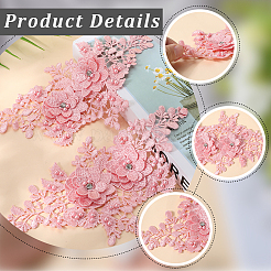 Polyester Embroidery Sequin Costume Accessories&nbsp;DIY-WH20025-016C
