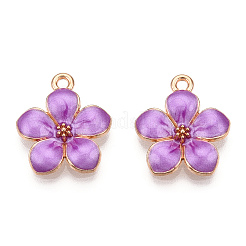 Zinc Alloy Enamel Pendants&nbsp;PALLOY-I124-10G-D