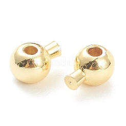 Brass Crimp Beads&nbsp;KK-F826-04G