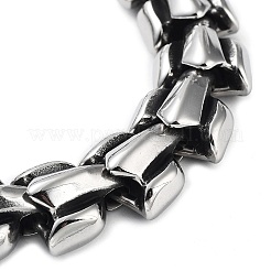 Non-Tarnish 304 Stainless Steel Viking Dragon Link Chain Bracelets for Men&nbsp;BJEW-D031-09P