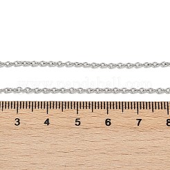 316 Surgical Stainless Steel Cable Chain Necklaces&nbsp;NJEW-JN01047-03