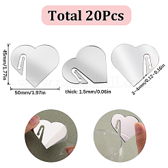 Acrylic Mirror Wine Glass Charms&nbsp;AJEW-SC0002-53B-02
