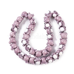 Handmade Lampwork Beads Strands&nbsp;LAMP-P066-07B