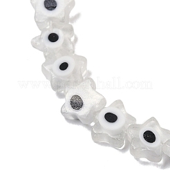Handmade Evil Eye Lampwork Beads Strands&nbsp;LAMP-G166-02C