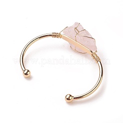 Long-Lasting Plated Brass Cuff Bangles&nbsp;BJEW-F394-A05