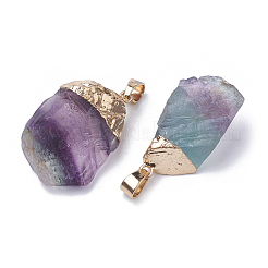 Natural Fluorite Pendants&nbsp;G-S299-25