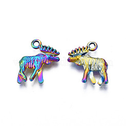 Rainbow Color Alloy Pendants&nbsp;PALLOY-N156-224
