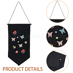 2Pcs Cotton Wall Hanging Brooch Organizer Storage&nbsp;AJEW-CP0010-43A