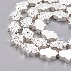 Grade AA Electroplated Non-magnetic Synthetic Hematite Beads Strands&nbsp;G-G780-01