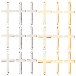 70Pcs 2 Colors 201 Stainless Steel Links/Connectors&nbsp;STAS-BBC0010-55