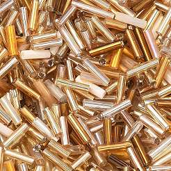 Glass Round Bugle Beads&nbsp;SEED-XCP0001-47G