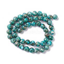 Assembled Natural Imperial Jasper & Synthetic Opal Beads Strands&nbsp;G-K317-A09-01
