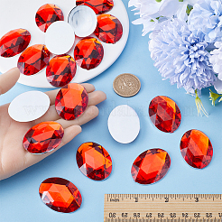 Acrylic Rhinestone Flat Back Cabochons&nbsp;DIY-GF0009-17A