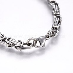 Tarnish Resistant 201 Stainless Steel ID Bracelets&nbsp;BJEW-F331-07P