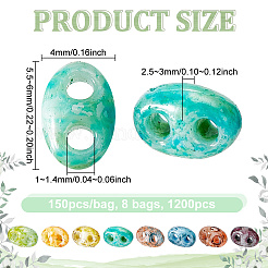 1200Pcs Picasso Glass Seed Beads&nbsp;EGLA-NB0001-33
