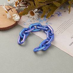 Handmade Opaque Acrylic Cable Chains&nbsp;AJEW-JB00853-02