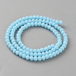 Imitation Jade Glass Beads Strands&nbsp;GLAA-TAC0050-03