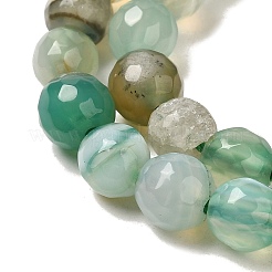 Natural Agate(Dyed & Heated) Beads Strands&nbsp;G-H066-B03-01