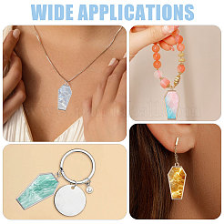 20Pcs 2 Colors Alloy Open Back Bezel Pendants&nbsp;FIND-CA0011-49