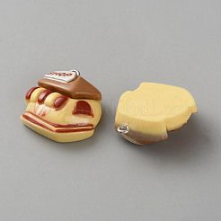 Coffee Theme Opaque Resin Pendants&nbsp;RESI-CJC0028-04P-06