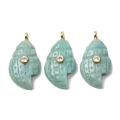 Natural Mixed Stone Carved Pendants&nbsp;G-H357-05G