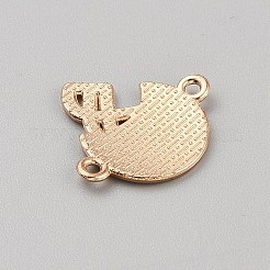 Zinc Alloy Enamel Sport Connector Charms&nbsp;FIND-CJC0437-009B-12