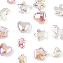 16Pcs 8 Styles UV Plating Plastic Imitation Pearl Beads&nbsp;KY-FS0001-47