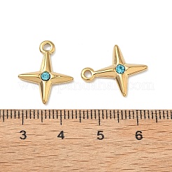 304 Stainless Steel Rhinestone Pendants&nbsp;STAS-L308-04A-G