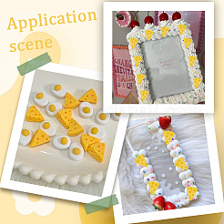 60Pcs Opaque Resin Decoden Cabochons&nbsp;CRES-SC0002-87