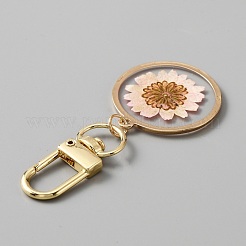 Epoxy Resin Pendant Decorations&nbsp;KEYC-WH0027-92B