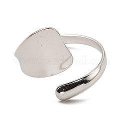 Non-Tarnish 304 Stainless Steel Open Cuff Rings&nbsp;RJEW-Z018-16P