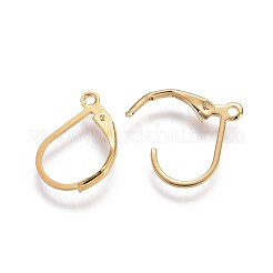 304 Stainless Steel Leverback Earring Findings&nbsp;X-STAS-L221-09G