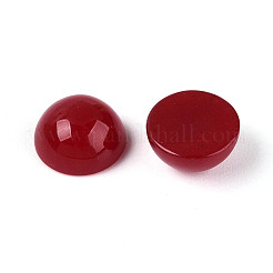 Natural White Jade Dyed Cabochons&nbsp;G-ZX004-22A