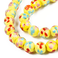 Handmade Lampwork Beads Strands&nbsp;LAMP-T007-03I