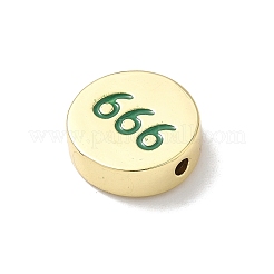 Brass Enamel Beads&nbsp;KK-L239-064G-02