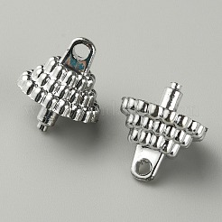 Plastic Cup Peg Bails Pendants&nbsp;FIND-WH0156-02B