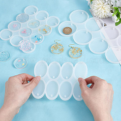 3Pcs 3 Style DIY Pendant Silicone Molds&nbsp;DIY-HY0002-73