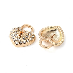 Alloy Crystal Rhinestone Pendants&nbsp;PALLOY-E775-17G